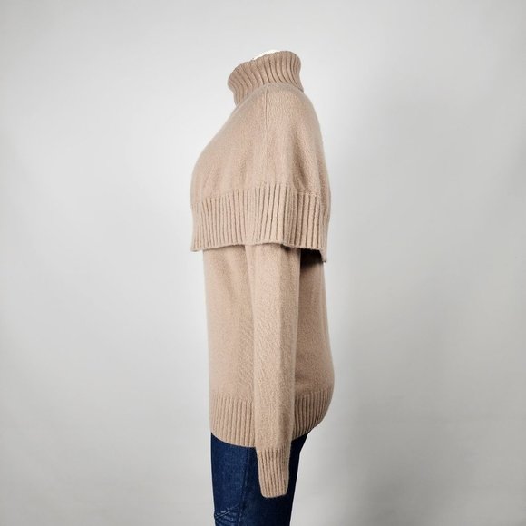 ANTONIO MELANI Beige Turtleneck Sweater - Picture 5 of 11